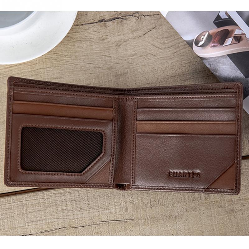 Men and Woman Smart Genuine Leather Wallet